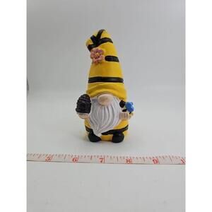 Bee Gnome Figures Choose 1 from 2 Designs 6.10" H x 2.75" W x 2.35" D